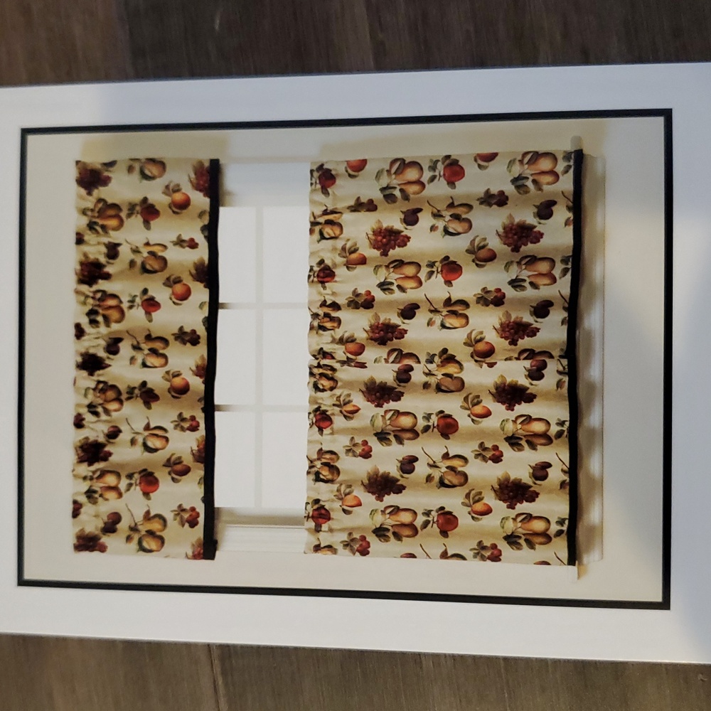Fruits de Marche Kitchen Curtain Set